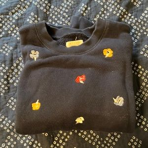 madewell embroidered sweatshirt
